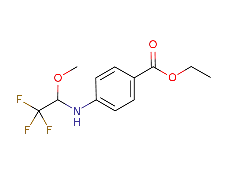 ethyl 4-[(2,2,2-trifluoro-1-methoxyethyl)amino]benzoate