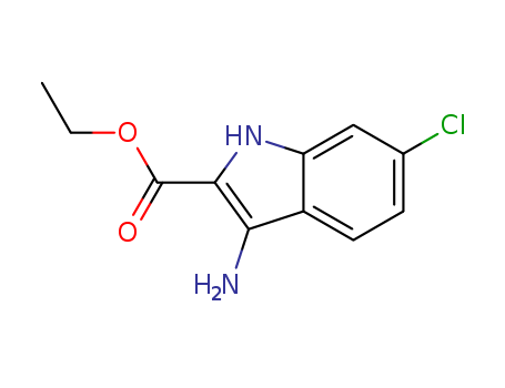 Ethyl 3-amino-6-chloro-1H-indole-2-carboxylate