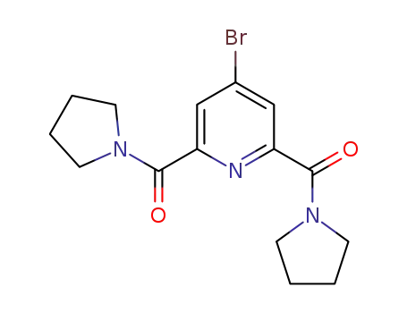 4-bromo-2,6-bis(1-pyrrolidinylcarbonyl)pyridine
