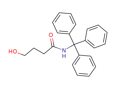 Molecular Structure of 102560-84-9 (4-hydroxy-N-tritylbutanamide)