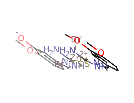 Zn(3,4-dimethoxybenzaldehyde thiosemicarbazone)<SUB>2</SUB>Br<SUB>2</SUB>