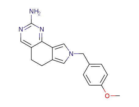 8-(4-methoxybenzyl)-6,8-dihydro-5H-pyrrolo[3,4-h]quinazolin-2-amine