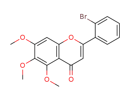 2-(2-bromophenyl)-5,6,7-trimethoxy-4H-chromen-4-one