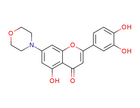2-(3,4-dihydroxyphenyl)-5-hydroxy-7-morpholino-4H-chromen-4-one