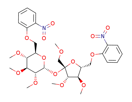 6,6'-di-O-(2-nitrophenyl)-1',2,3,3',4,4'-hexa-O-methylsucroses