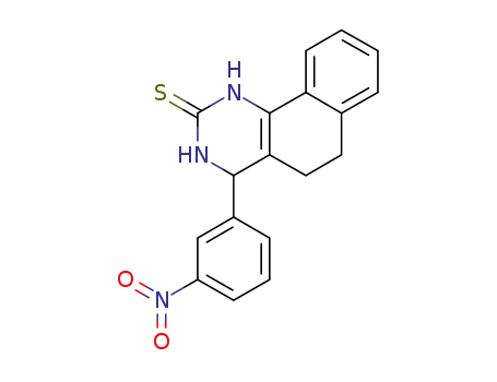 4-(3-nitrophenyl)-3,4,5,6-tetrahydro-1H-benzo[h]quinazolin-2-thione