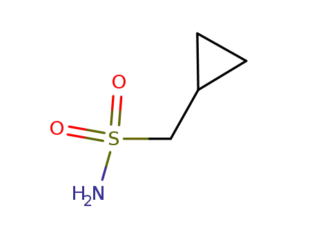 Molecular Structure of 445305-93-1 (cyclopropylmethanesulfonamide)