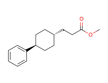 methyl 3-((trans)-4-phenylcyclohexyl)propanoate