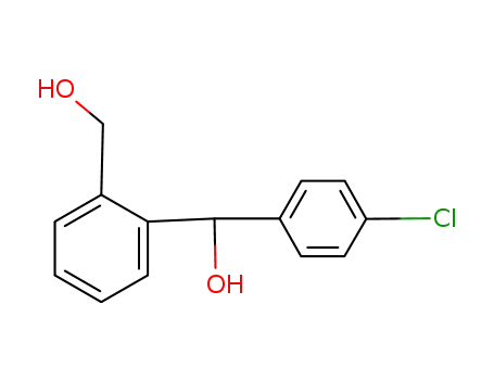 Molecular Structure of 57591-00-1 (1,2-Benzenedimethanol, a-(4-chlorophenyl)-)