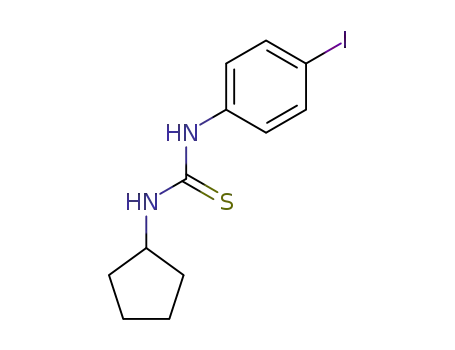 1-cyclopentyl-3-(4-iodophenyl)thiourea