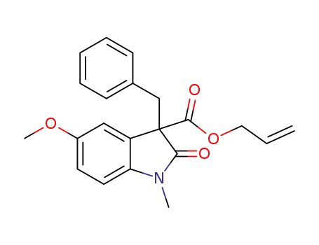 allyl 3-benzyl-5-methoxy-1-methyl-2-oxoindoline-3-carboxylate