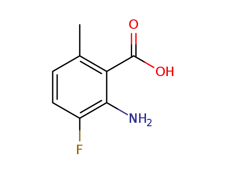 Molecular Structure of 1039981-89-9 (2-amino-3-fluoro-6-methylbenzoic acid)