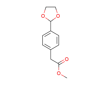 methyl 2-(4-(1,3-dioxolan-2-yl)phenyl)acetate
