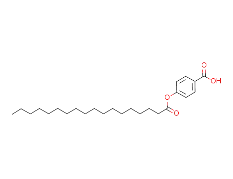 Molecular Structure of 90293-85-9 (Benzoic acid, 4-[(1-oxooctadecyl)oxy]-)