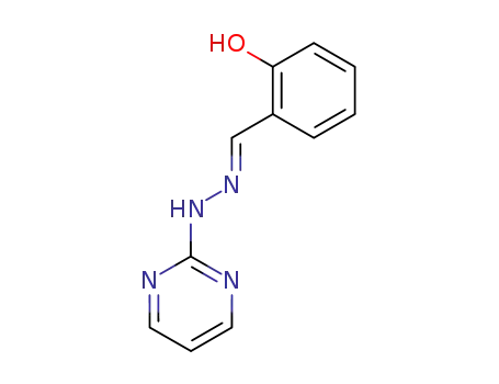 Benzaldehyde, 2-hydroxy-, 2-pyrimidinylhydrazone