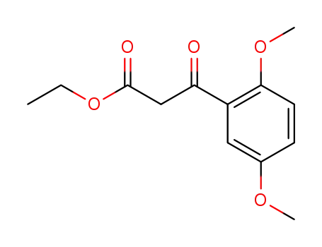 Molecular Structure of 60946-75-0 (3-( 2,5-dimethowy-phenyl)-3-oxo-propionic acid ethyl ester)