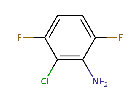 Molecular Structure of 287172-80-9 (2-Chloro-3,6-difluoroaniline)