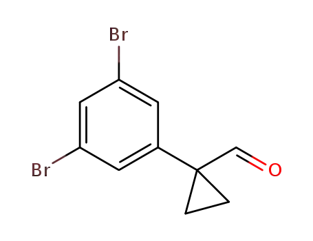 1-(3,5-dibromophenyl)cyclopropanecarbaldehyde
