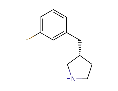 3-(R)-(3-fluorobenzyl)pyrrolidine
