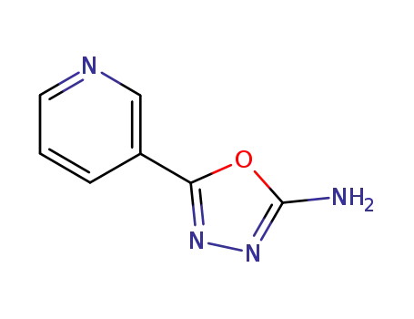 Molecular Structure of 5711-73-9 (5-PYRIDIN-3-YL-1,3,4-OXADIAZOL-2-YLAMINE)