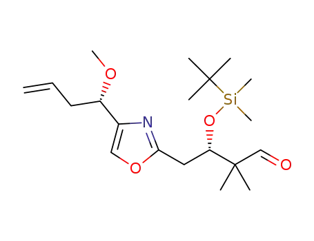 (S)-3-((tert-butyldimethylsilyl)oxy)-4-(4-((S)-1-methoxybut-3-en-1-yl)oxazol-2-yl)-2,2-dimethylbutanal