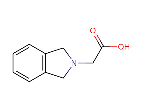 Molecular Structure of 363165-80-4 ((1,3-DIHYDRO-ISOINDOL-2-YL)-ACETIC ACID)