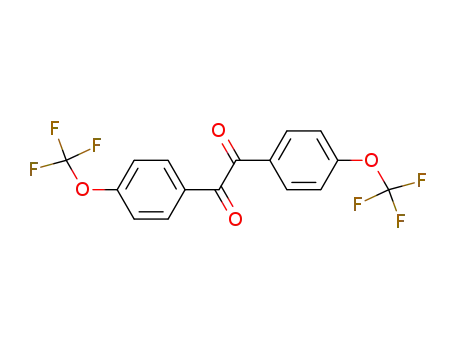 Molecular Structure of 331969-32-5 (1,2-bis(4-(trifluoromethoxy)phenyl)ethane-1,2-dione)