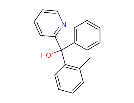 Molecular Structure of 104855-76-7 (phenyl(pyridin-2-yl)(o-tolyl)methanol)