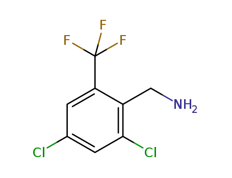 2,4-dichloro-6-trifluoromethylbenzylamine
