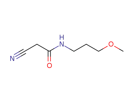 Molecular Structure of 15029-45-5 (2-CYANO-N-(3-METHOXY-PROPYL)-ACETAMIDE)