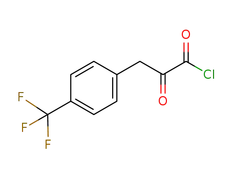 2-oxo-3-(4-(trifluoromethyl)phenyl)propanoyl chloride