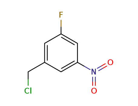 Molecular Structure of 1214344-25-8 (3-Fluoro-5-nitrobenzyl chloride)