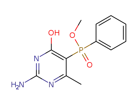 methyl (2-amino-4-hydroxy-6-methylpyrimidin-5-yl)(phenyl)phosphinate