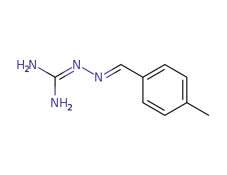 Molecular Structure of 6933-70-6 (Hydrazinecarboximidamide,2-[(4-methylphenyl)methylene]-)