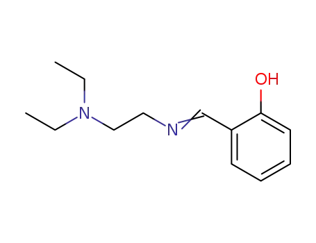 Molecular Structure of 53243-71-3 (SALICYLALDEHYDE-DIETHYLAMINOETHYLAMINE SCHIFF BASE)