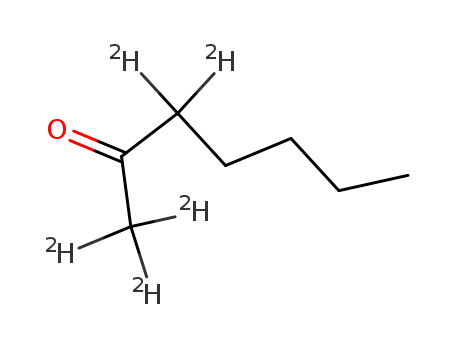 Molecular Structure of 24588-56-5 (2-HEPTANONE-1,1,1,3,3-D5)