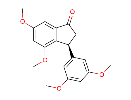 (S)-3-(3,5-dimethoxyphenyl)-4,6-dimethoxy-2,3-dihydro-1H-inden-1-one
