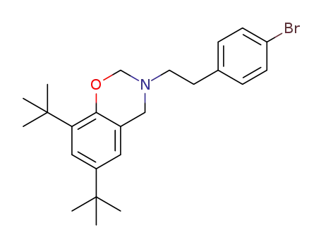 3-(4-bromophenethyl)-6,8-di-tert-butyl-3,4-dihydro-2H-benzo-[e][1,3]oxazine