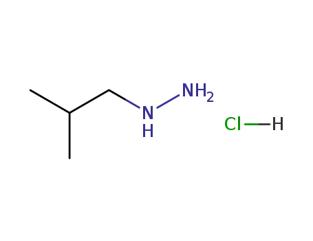 Molecular Structure of 237064-47-0 (2-METHYLPROPYLHYDRAZINEHYDROCHLORIDE)