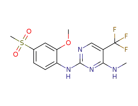 N<sub>2</sub>-(2-methoxy-4-(methylsulfonyl)phenyl)-N<sub>4</sub>-methyl-5-(trifluoromethyl)pyrimidine-2,4-diamine