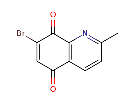 5,8-Quinolinedione, 7-bromo-2-methyl-