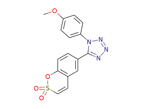 5-(2,2-dioxido-1,2-benzoxathiin-6-yl)-1-(4-methoxyphenyl)-1H-tetrazole