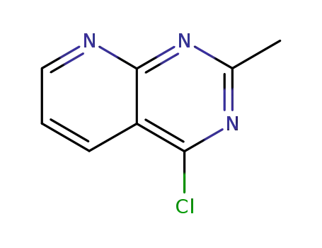 Molecular Structure of 161874-92-6 (4-chloro-2-methylpyrido[2,3-d]pyrimidine)