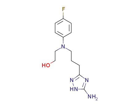 2-{[3-(5-amino-1H-1,2,4-triazol-3-yl)propyl](4-fluorophenyl)amino}ethan-1-ol