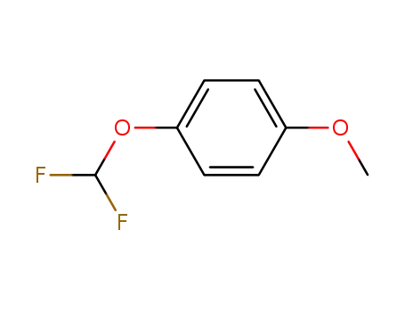 Molecular Structure of 659-33-6 (4-(DIFLUOROMETHOXY)BENZYL ALCOHOL)
