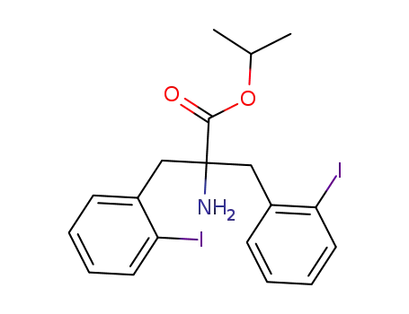 isopropyl 2-(2-iodobenzyl)-2-amino-3-(2-iodophenyl)propanoate