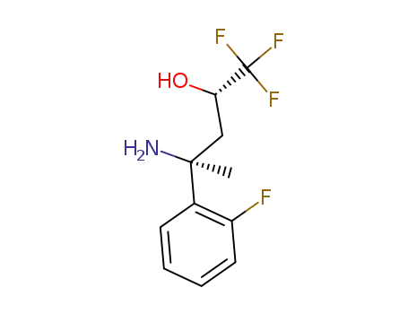(2S,4S)-4-amino-1,1,1-trifluoro-4-(2-fluorophenyl)pentan-2-ol