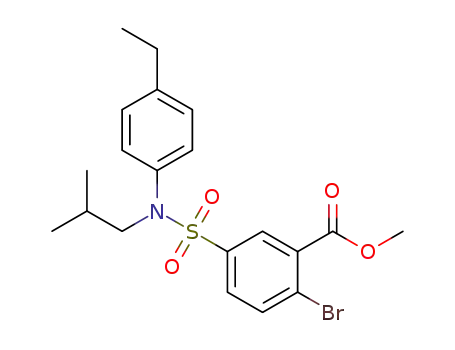 methyl 2-bromo-5-(N-(4-ethylphenyl)-N-isobutylsulfamoyl)benzoate