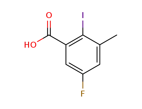 2-iodo-5-fluoro-3-methylbenzoic acid
