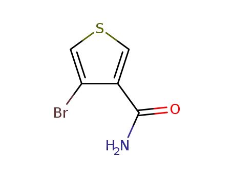Molecular Structure of 100245-61-2 (3-Thiophenecarboxamide, 4-bromo-)